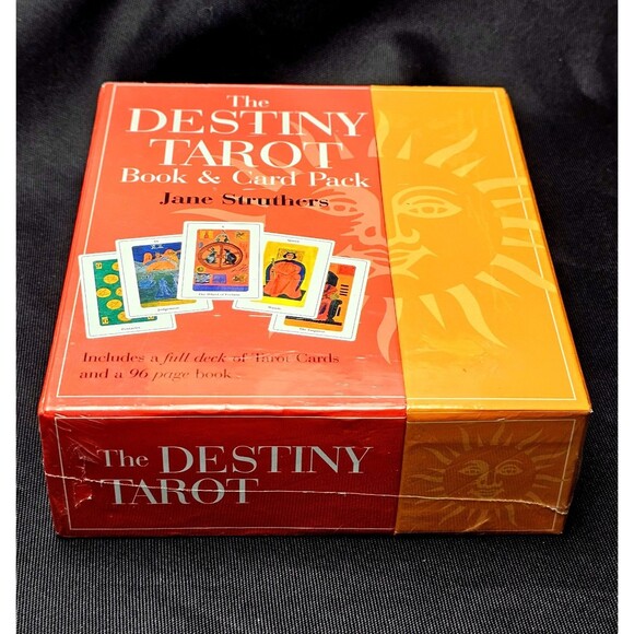 VTG Destiny Tarot Boxed Set  w Book Jane Struthers HTF 2000 BRAND NEW SEALED! - Picture 5 of 6